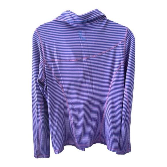 Lole full zip jacket purple blue stripe Size Medium Workout, fitness - Picture 4 of 6